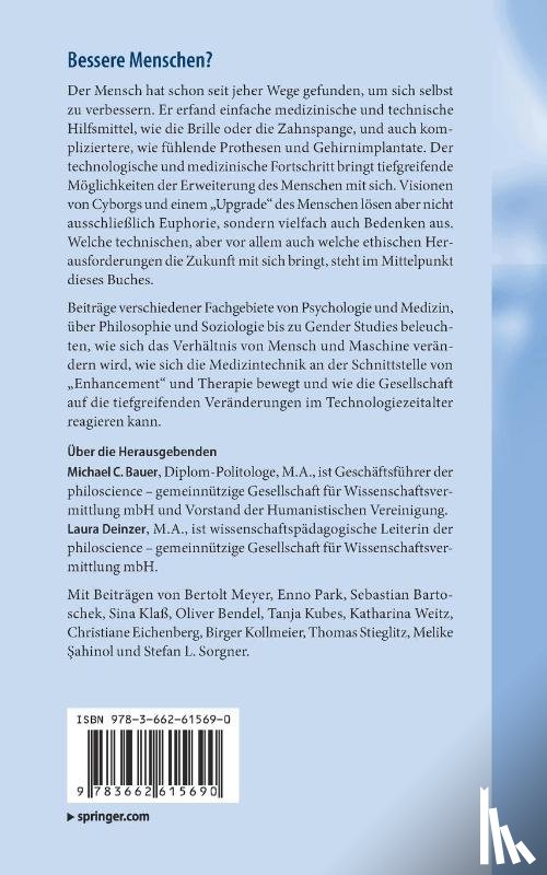  - Bessere Menschen? Technische und ethische Fragen in der transhumanistischen Zukunft