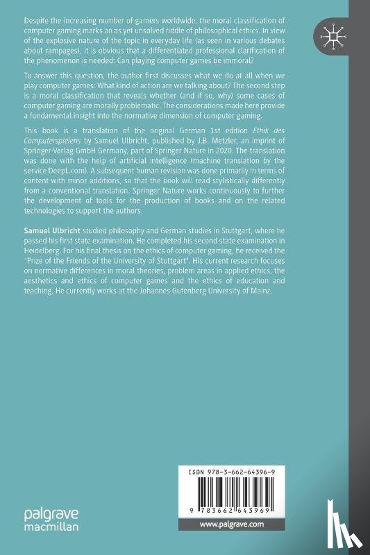 Ulbricht, Samuel - Ethics of Computer Gaming