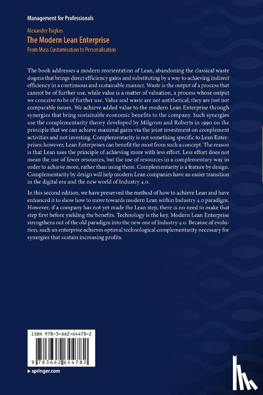 Tsigkas, Alexander - The Modern Lean Enterprise