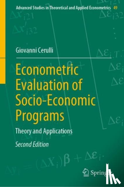 Cerulli, Giovanni - Econometric Evaluation of Socio-Economic Programs