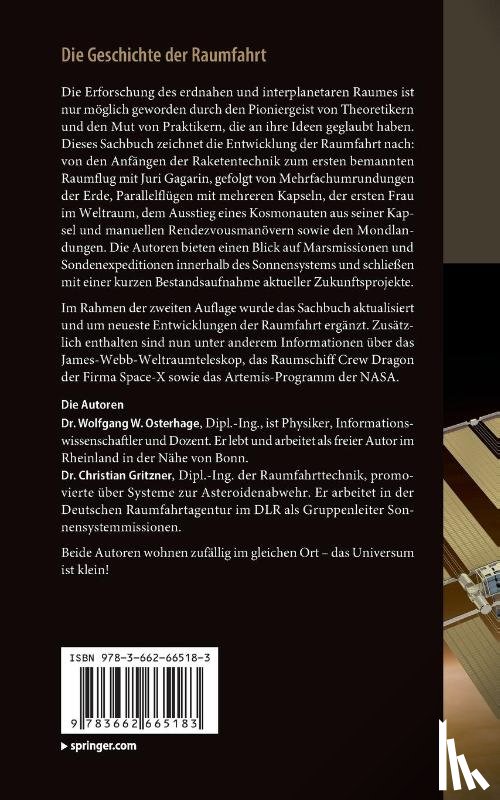 Gritzner, Christian, Osterhage, Wolfgang W. - Die Geschichte der Raumfahrt