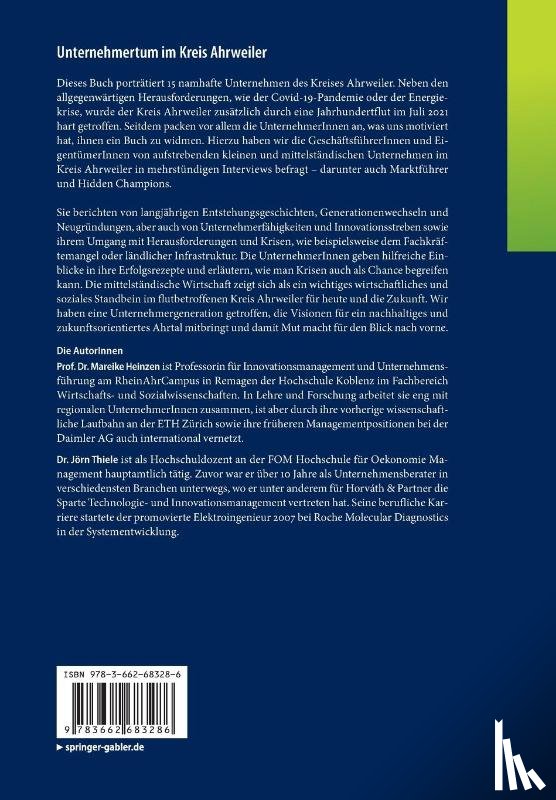 Thiele, Jörn, Heinzen, Mareike - Unternehmertum im Kreis Ahrweiler