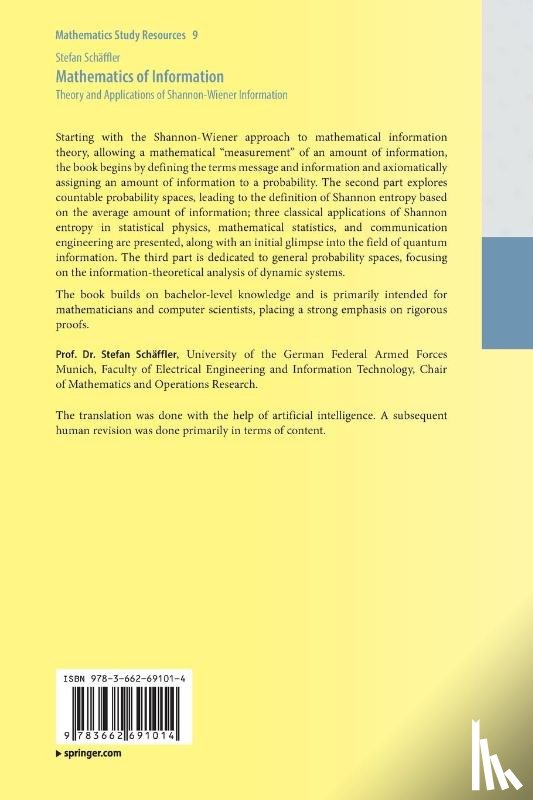 Schaffler, Stefan - Mathematics of Information
