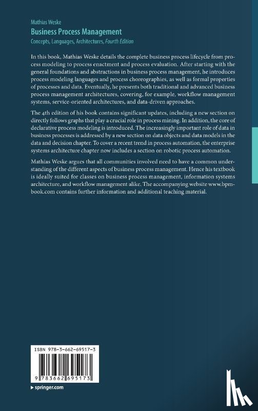 Weske, Mathias - Business Process Management