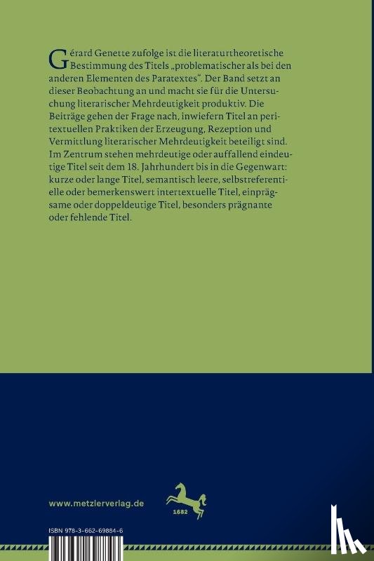  - Mehrdeutige Titel