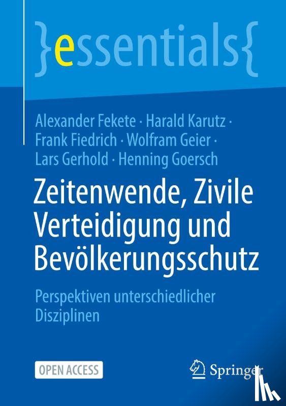 Fekete, Alexander, Karutz, Harald, Fiedrich, Frank, Geier, Wolfram - Zeitenwende, Zivile Verteidigung und Bevölkerungsschutz