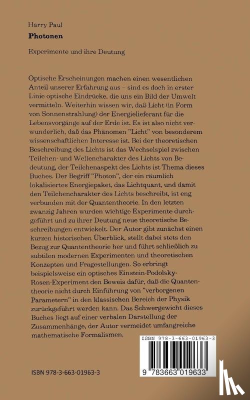 Harry (Humboldt-Universitat Zu Berlin) Paul - Photonen