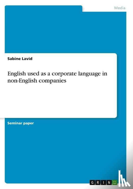 Lavid, Sabine - English used as a corporate language in non-English companies