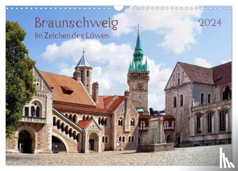 Selection, Prime - Braunschweig Im Zeichen des Löwen (Wandkalender 2024 DIN A3 quer), CALVENDO Monatskalender