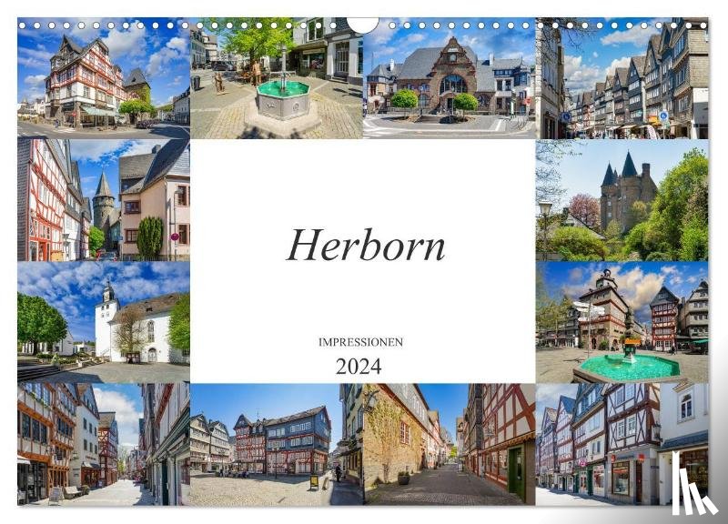 Meutzner, Dirk - Herborn Impressionen (Wandkalender 2024 DIN A3 quer), CALVENDO Monatskalender