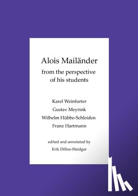  - Alois Mailänder - From the perspective of his students