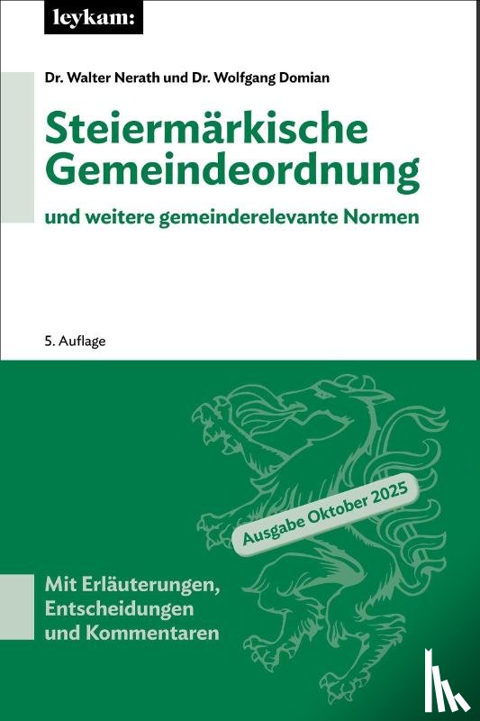 Nerath, Walter, Domian, Wolfgang - Steiermärkische Gemeindeordnung