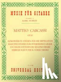 Carcassi, Matteo - Ausgewählte Etüden für die Mittelstufe