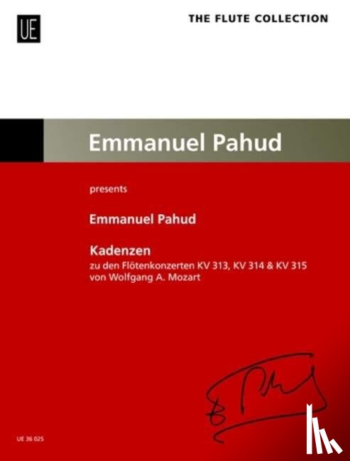 Pahud, Emmanuel - Kadenzen zu den Flötenkonzerten von Wolfgang A. Mozart