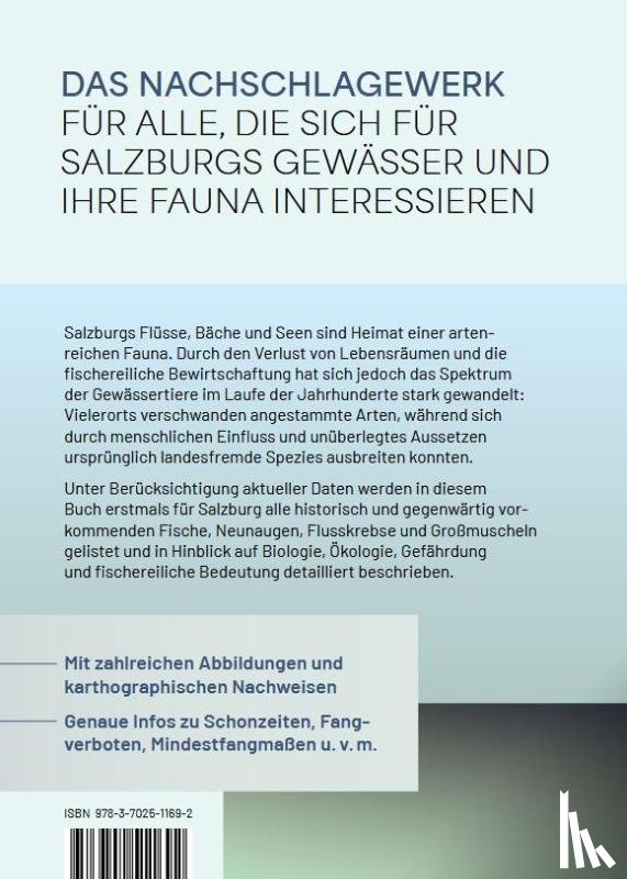 Weinländer, Martin, Unterweger, Andreas, Schrempf, Renate - Neunaugen, Fische, Flusskrebse und Großmuscheln in Salzburg