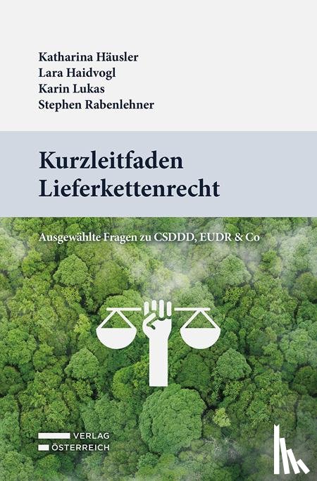 Häusler, Katharina, Haidvogl, Lara, Lukas, Karin, Rabenlehner, Stefan - Kurzleitfaden Lieferkettenrecht
