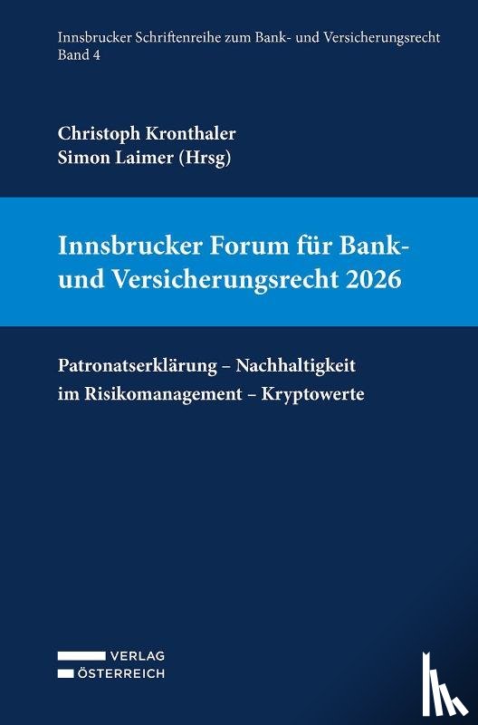  - Innsbrucker Forum für Bank- und Versicherungsrecht 2026