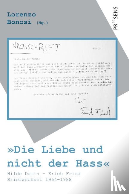  - 'Die Liebe und nicht der Hass'