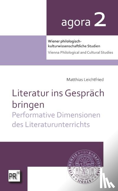 Leichtfried, Matthias - Literatur ins Gespräch bringen