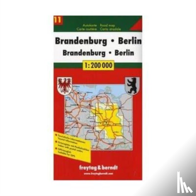  - Bandenburg-Berlin Sheet 11 Road Map 1:200 000