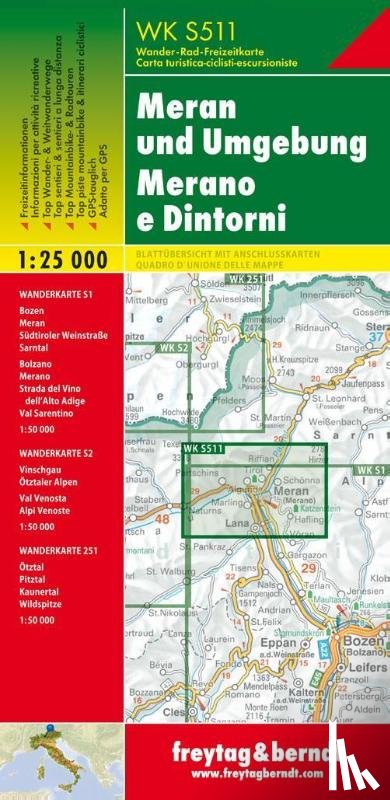  - Meran und Umgebung 1 : 25 000