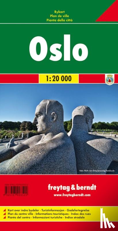  - Oslo 1 : 20 000. Stadtplan