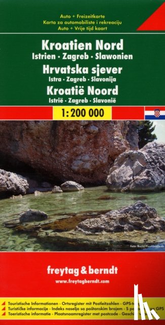  - Croatia North - Istria - Zagreb - Slavonia Road Map 1:200 000