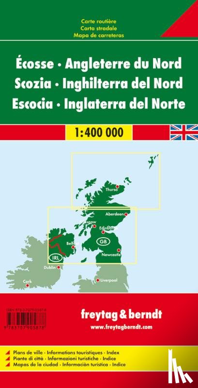  - F&B Wegenkaart Schotland, Noord-Engeland