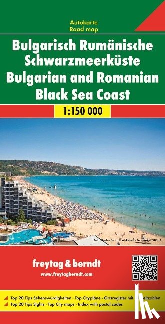 - Bulgarian Romanian Black-Seacoast Road Map 1:150 000