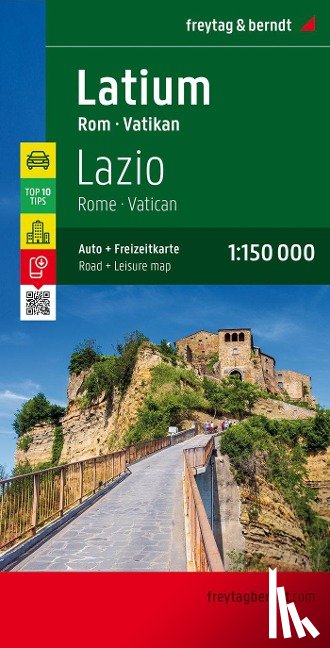  - Lazio - Rome - Vatican Road Map 1:150 000