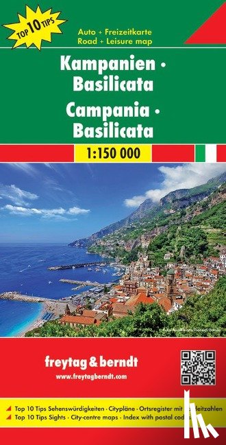  - Campania - Basilicata Road Map 1:150 000