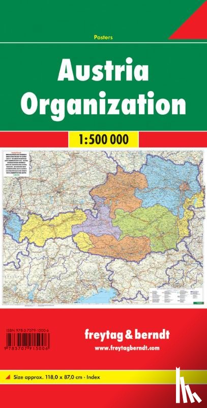  - Austria Organisation Map 1:500 000