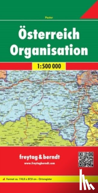  - Austria Organisation Map 1:500 000