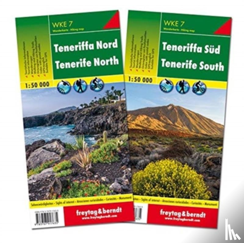  - Tenerife North and South Hiking + Leisure Map, 2 Sheets 1:50 000