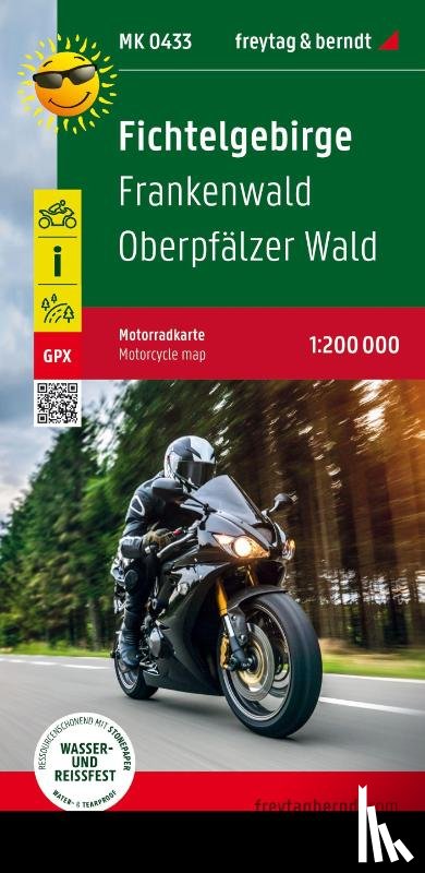  - Fichtelgebirge, motorcycle map 1:200,000, freytag & berndt