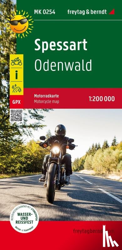  - Spessart, motorcycle map 1:200,000, freytag & berndt