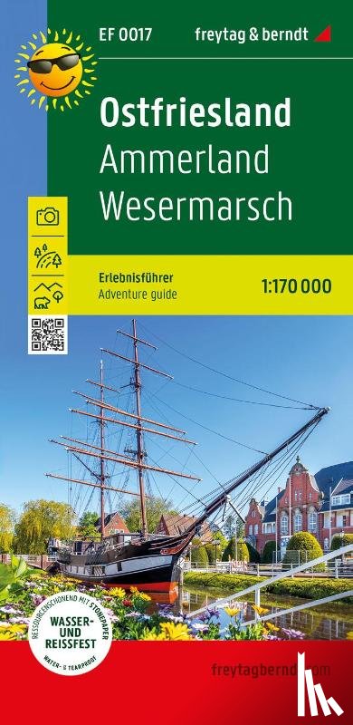  - Ostfriesland, Ammerland, Wesermarsch, adventure guide 1:170,000