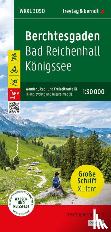  - Berchtesgaden Hiking, Cycling and Leisure Map XL