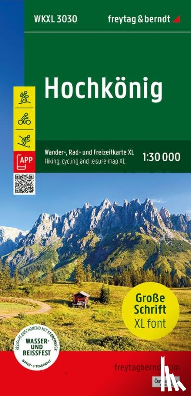  - freytag & berndt Wanderkarte WKXL 3030 Hochkönig XL 1:30.000