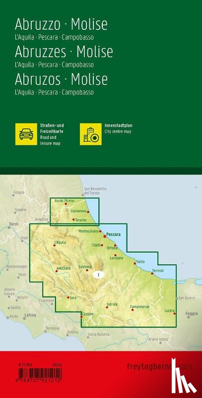  - Abruzzo - Molise - Road and leisure map