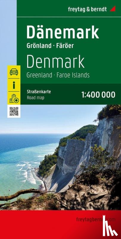 Freytag Berndt - Denmark - Greenland - Faroe Islands Road Map 1:400,000