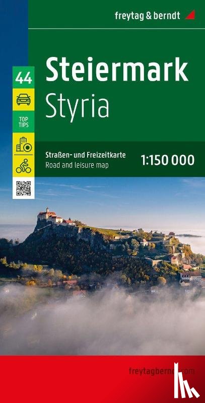 Freytag Berndt - Styria Road and Leisure Map 1:150,000