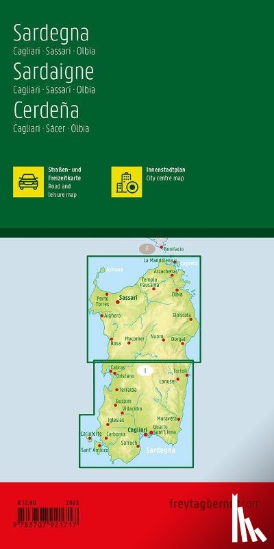  - Sardinia - Cagliari, Roadmap 1:150.000
