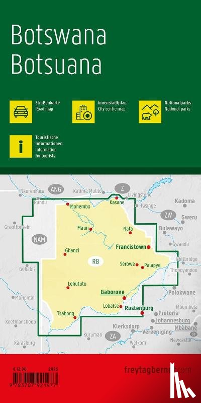 Freytag-Berndt - Botswana 1:1100 000