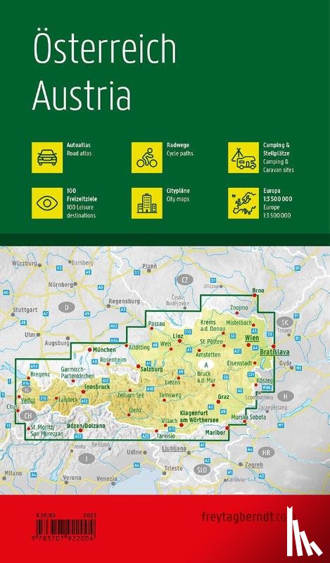  - Austria Big Travel Atlas