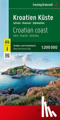  - Croation Coast Road and Leisure Map