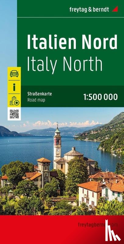  - Northern Italy, road map 1:500,000, freytag & berndt