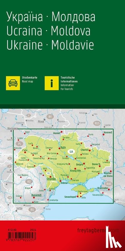 Freytag-Berndt - Ukraine - Moldova, Automap 1:1m