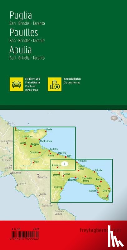  - Apulia : Bari, Brindisi, Taranto