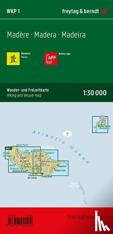  - Madeira Hiking, Cycling & Leisure Map